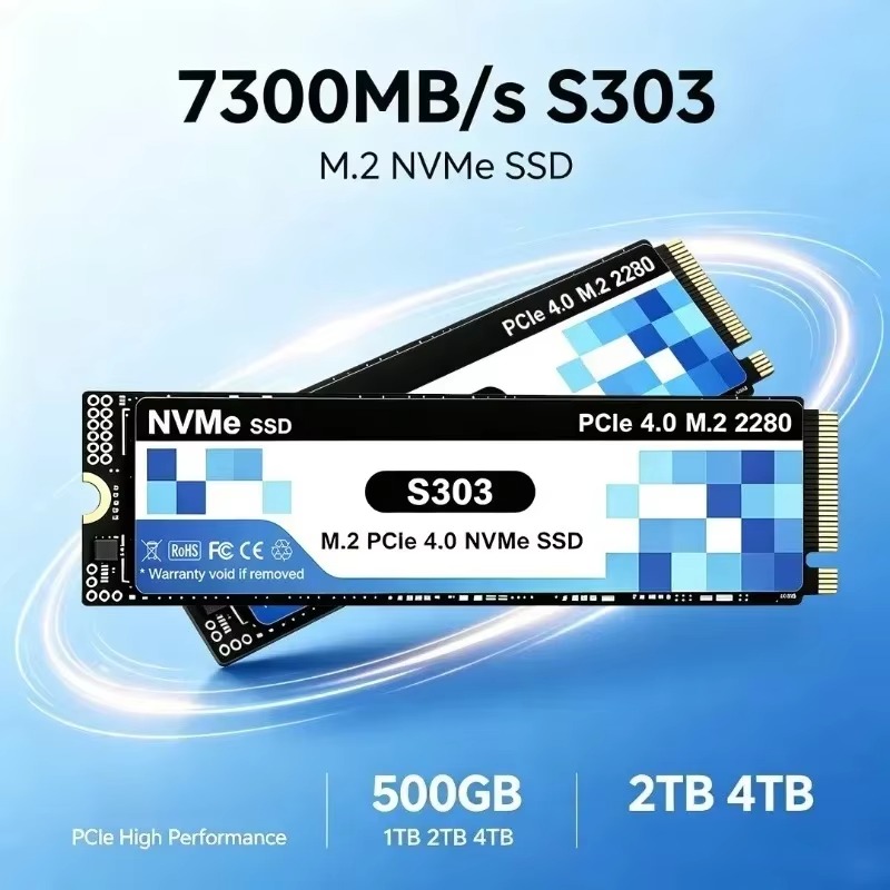SSD interne S303 M.2 NVMe, 500 - M.2 Nvme 4Tb Pcie 4.0 Ssd avis et prix