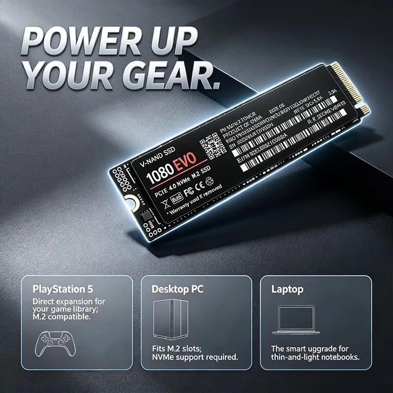 1080 EVO M.2 NVMe PCIe 4.0, di - M.2 Nvme 4Tb Pcie 4.0 Ssd avis et prix