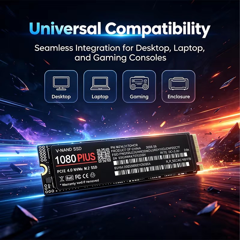 SSD NVMe M.2 pour jeux, 1080 P - M.2 Nvme 4Tb Pcie 4.0 Ssd avis et prix